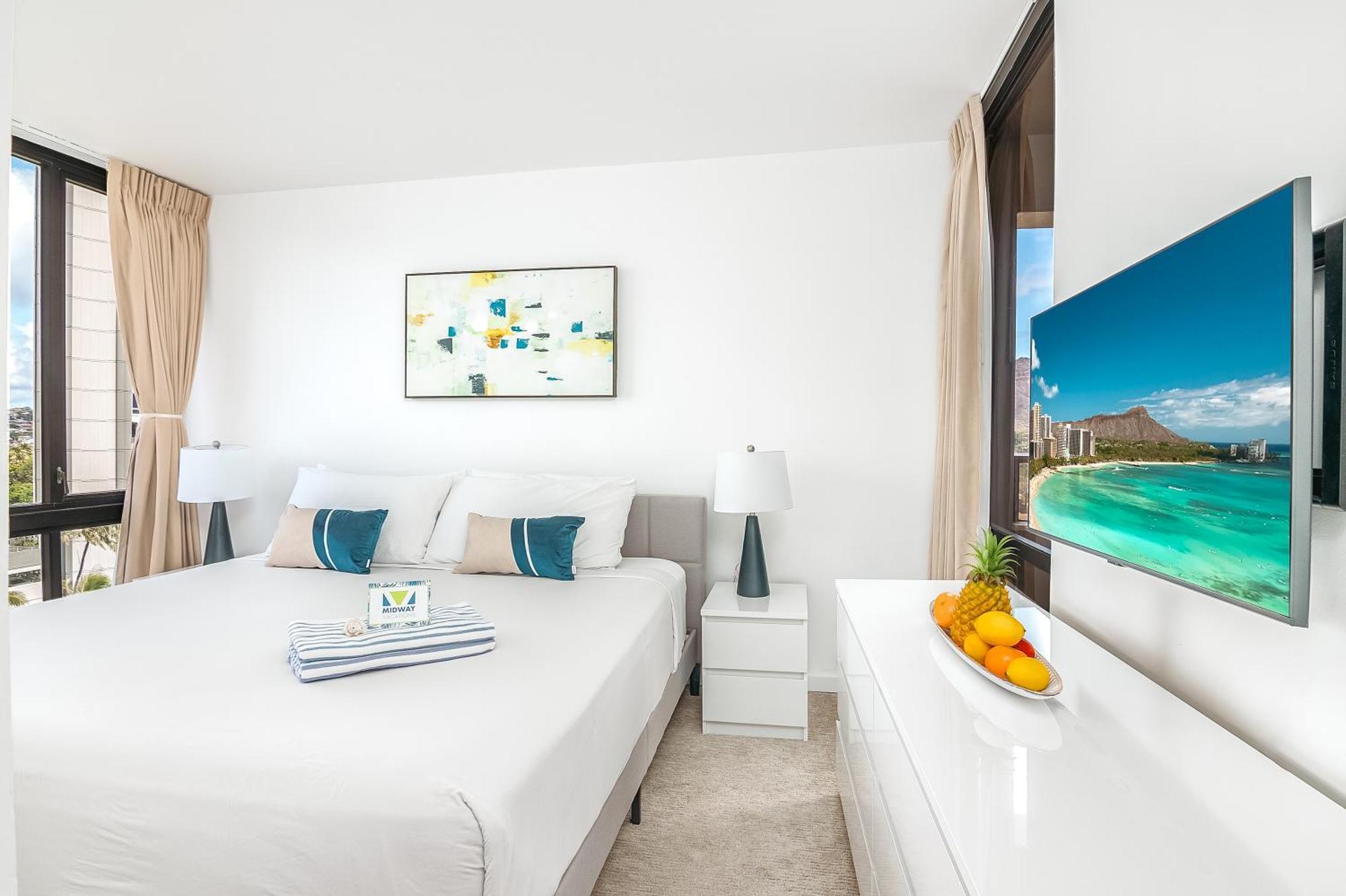 Newly Renovated 2 Bedroom Condo, 1 Block To Waikiki Beach, Free Parking Honolulu Luaran gambar
