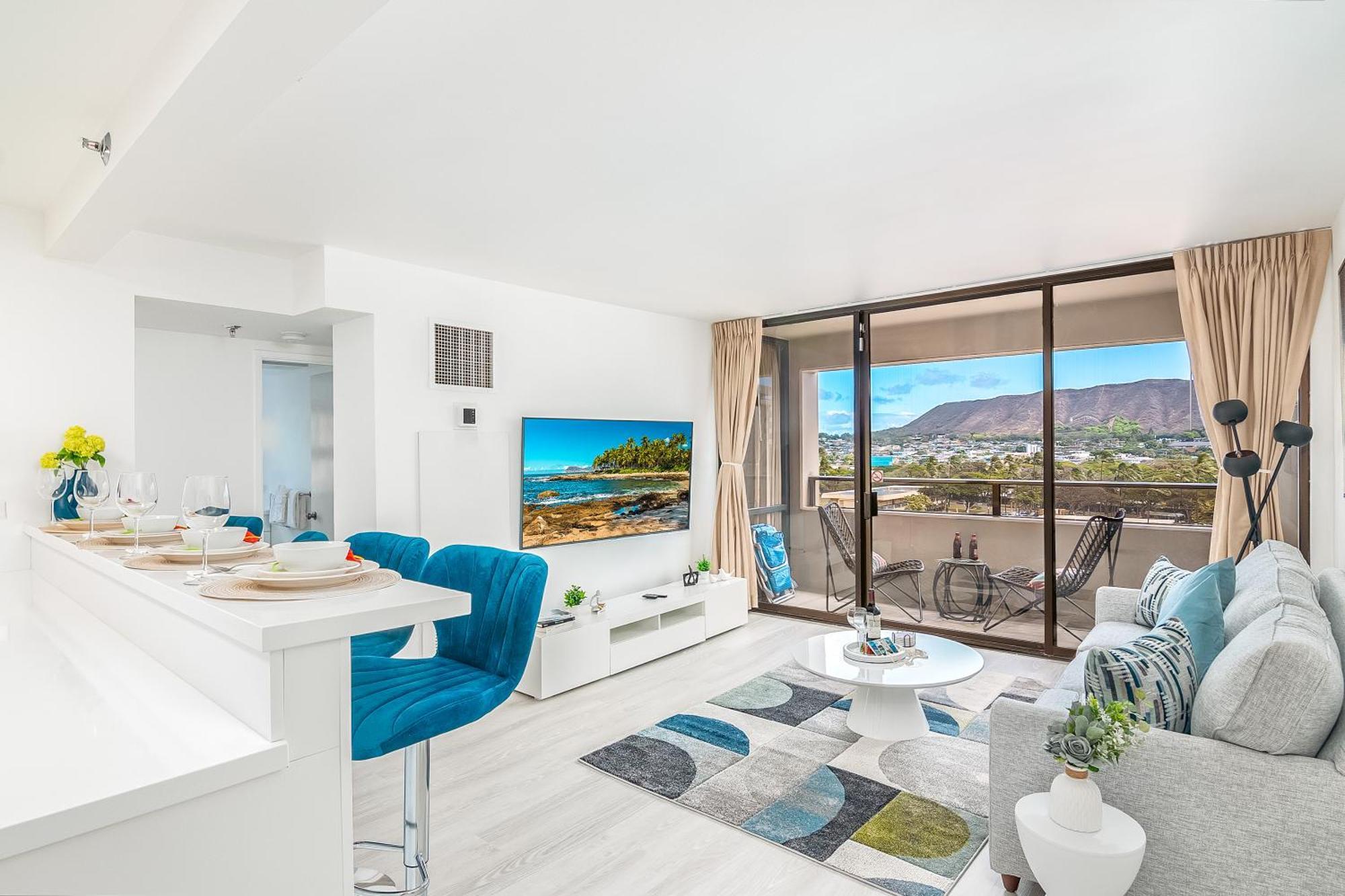 Newly Renovated 2 Bedroom Condo, 1 Block To Waikiki Beach, Free Parking Honolulu Luaran gambar